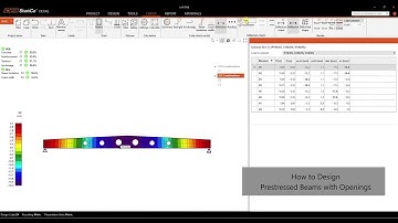 How to Design Members with Prestressed Beams with Openings