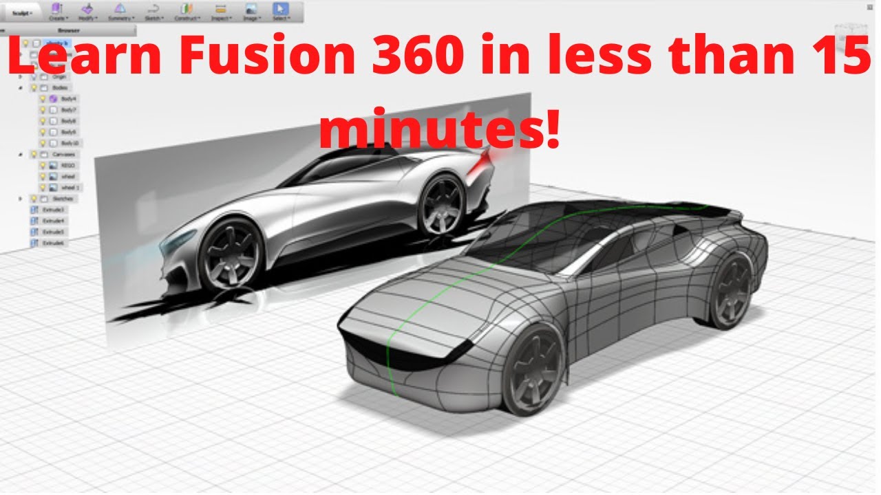 Fusion 360 CAD Tutorial - Part 1 (EASY) - YouTube