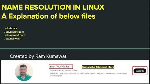 Name resolution in Linux || what is usages of /etc/hosts, /etc/resolv.conf, /etc/named.conf file.