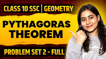 Chapter 2 Pythagoras theorem Problem set 2 Full ✅| Class 10 SSC Geometry | Maharashtra Board 🔥​⁠