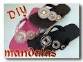 FAÇA UM LINDO CHINELO COM ACESSÓRIO MANDALA