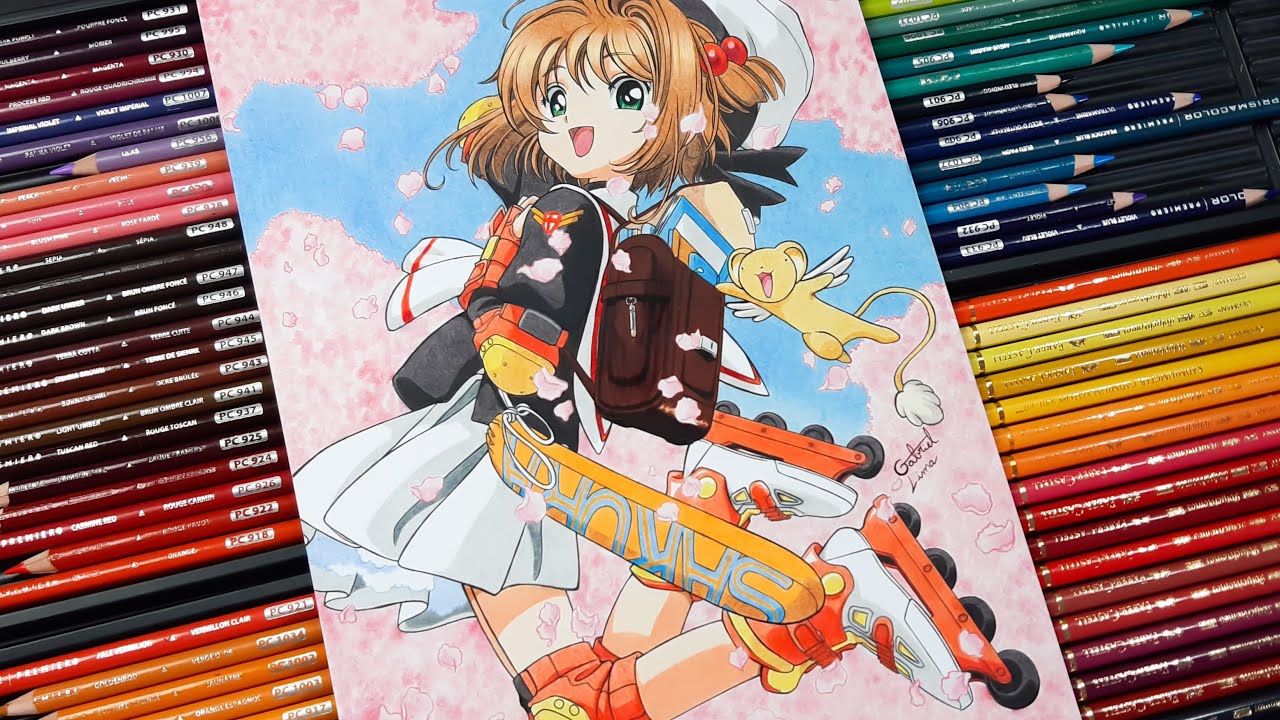 Drawing Sakura Kinomoto  Card Captor Sakura 