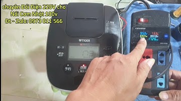 (P1) Sử lý nồi Tiger áp 2bi cắm nhầm 220V song, mới Chuyển Điện 220V cho em nó được!