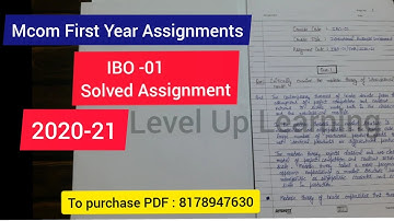 IGNOU Solved Assignments Score 85+ Marks | Level Up Learning Simran Gumber