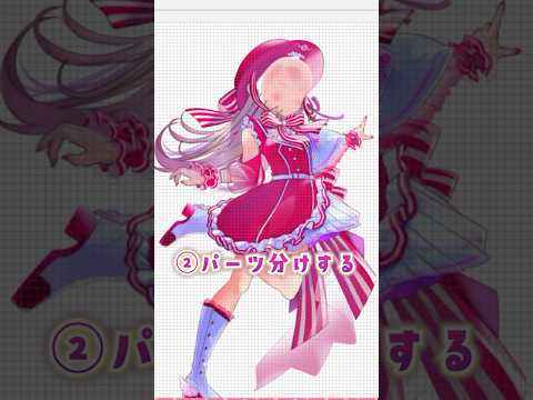 live2dイラストが動くまで  #vtuber