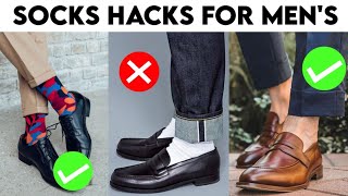 Men's Socks Hacks | Socks Rule | mens fashion| #shorts #mensfashion