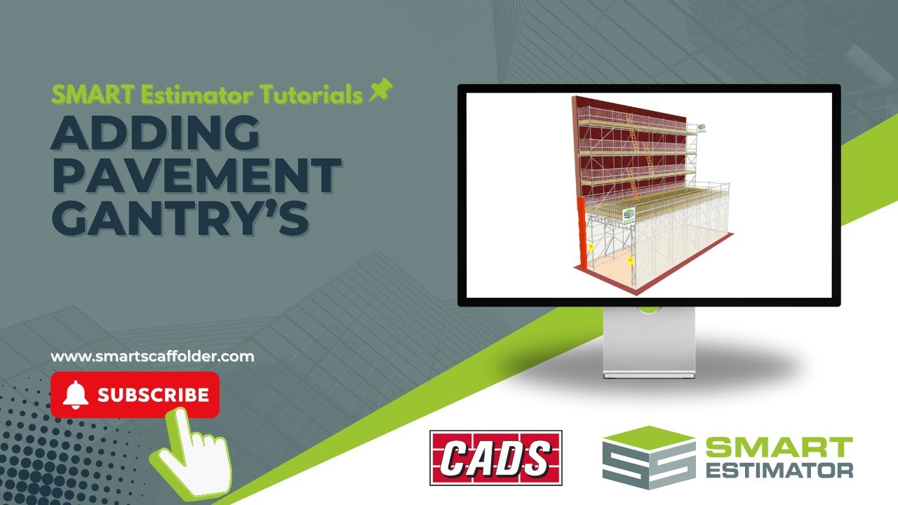 How to model a Pavement Gantry scaffold