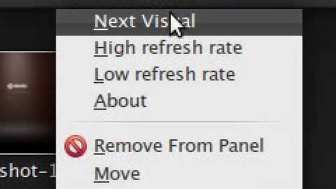 Visualization Applet for GNOME panel
