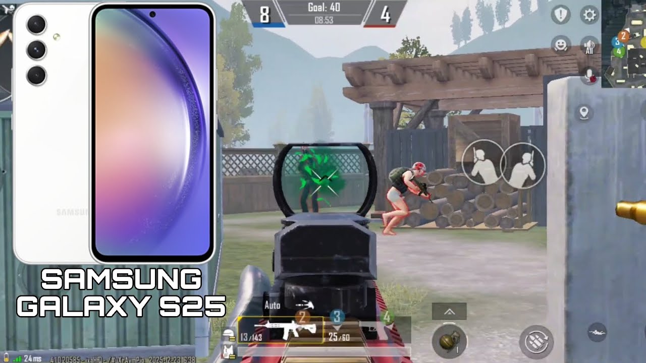 Samsung Galaxy S25 BGMI TDM Test 🔥