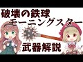 【武器解説】モーニングスター、中世騎士のメイン武器
