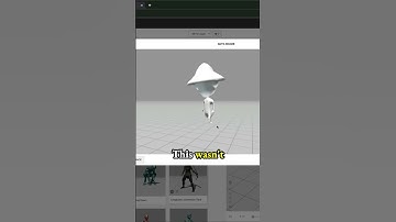 Backwards head character in Mixamo for Smurf Cat meme - low poly 3d model game character in Blender