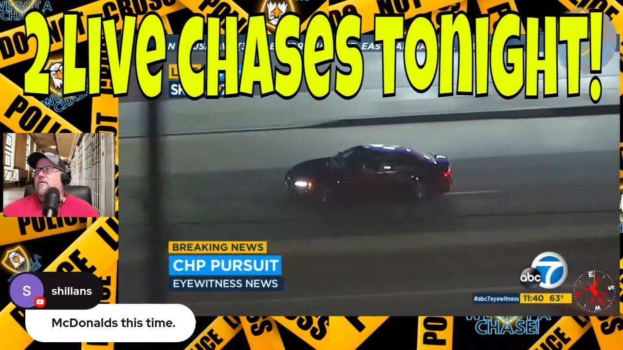 Live Police Chase In LA NOW - YouTube