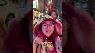 Friend sees first Broadway SHO — Two Strangers Carry A Cake Across New York 🎂🗽