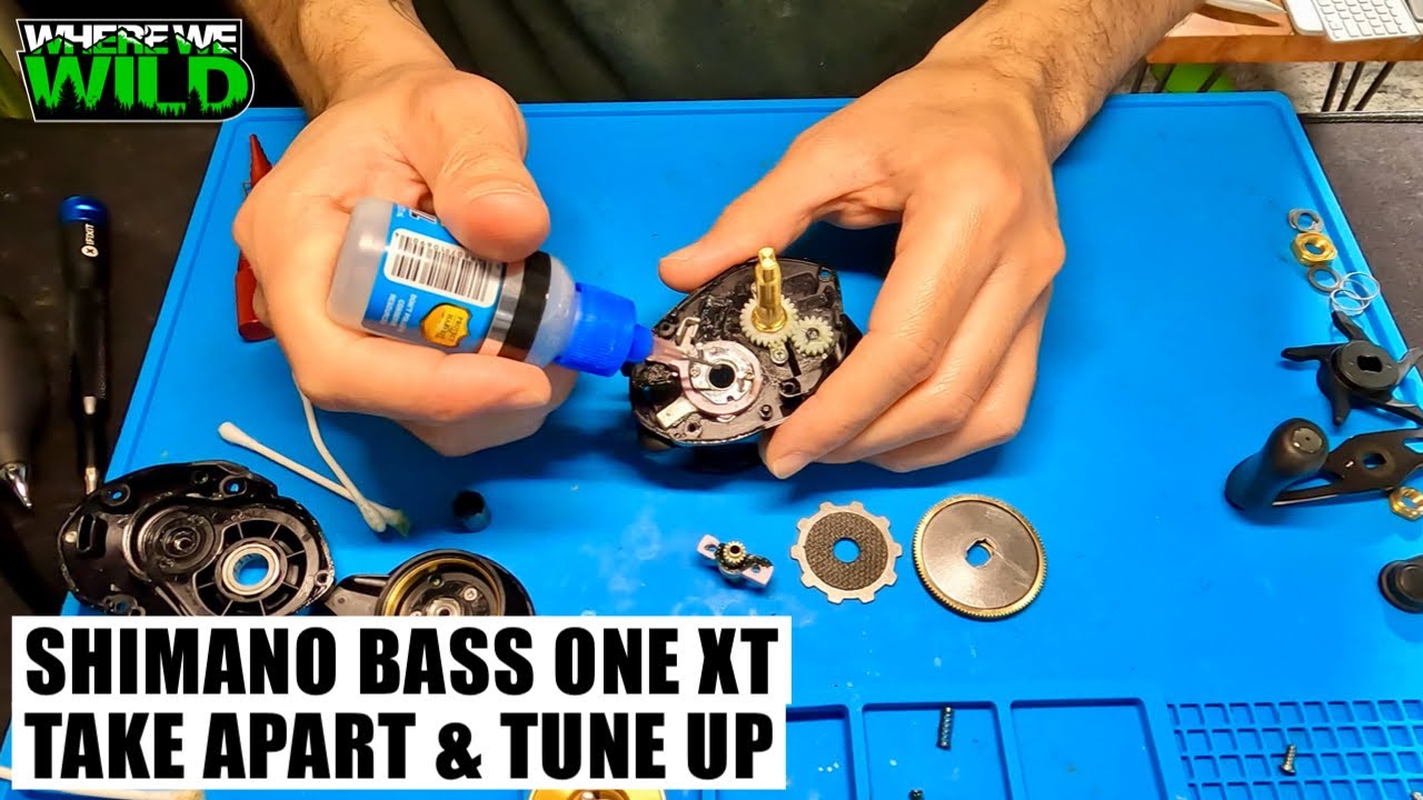 Bass One Spinning リメイク SHIMANO BASS ONE XT - Take Apart & Tune Up - JDM REEL - YouTube