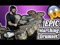 I Made a Drumset out of Marching Drums