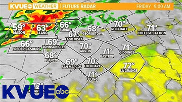 LIVE: Strong cold front expected in Central Texas Friday | KVUE