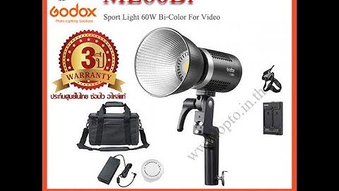 Godox  Bi color Video Light ML60Bi Operation Tutorial 1