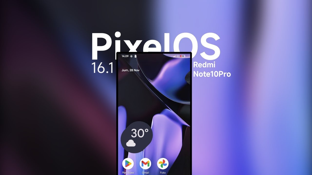 Tutorial flash rom Dan Review PixelOS 16.1 Android 16 QPR1 Di Redmi Note 10 Pro Sweet!