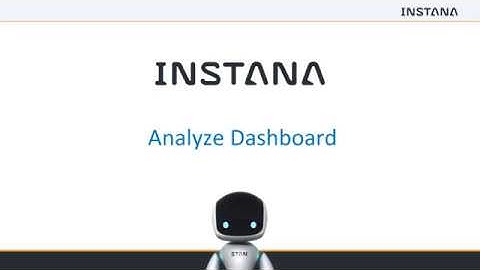 Instana Analyze Dashboard