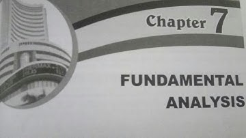 Fundamental Analysis Bcom 4th semester full explanation in Hindi SAPM #simplifiedstudyofficial