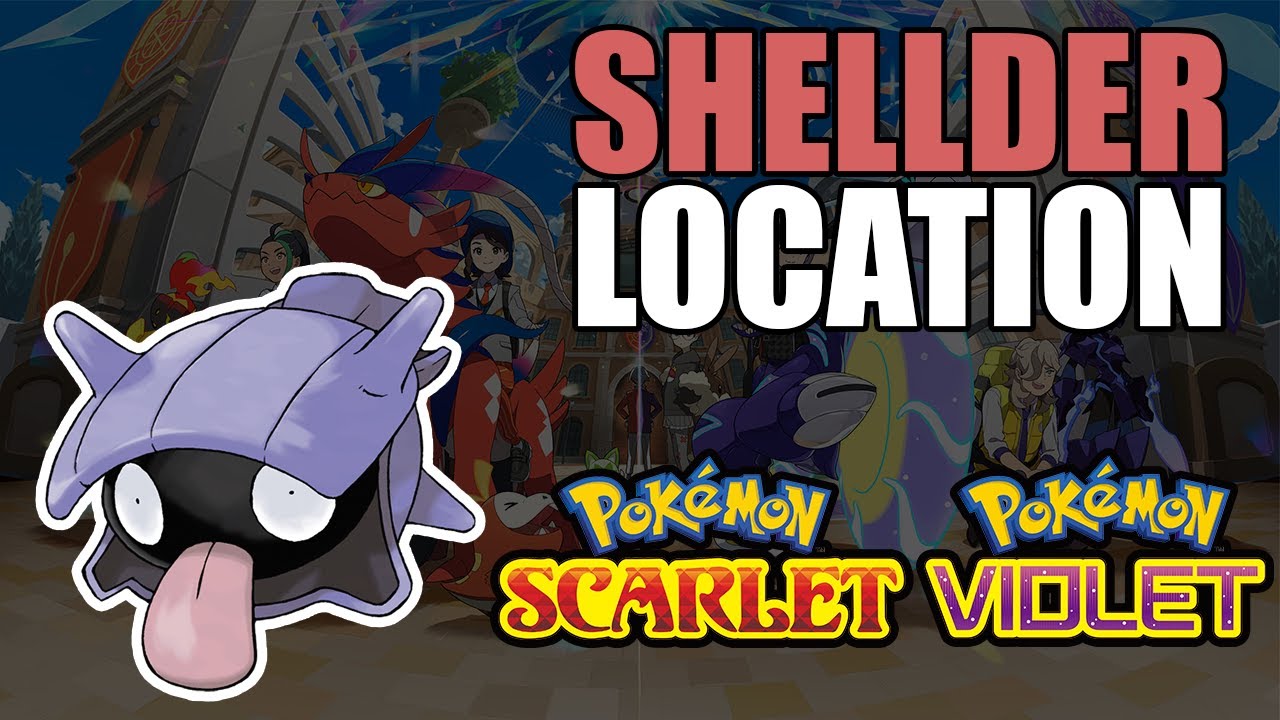 Pokemon Scarlet and Violet Shellder