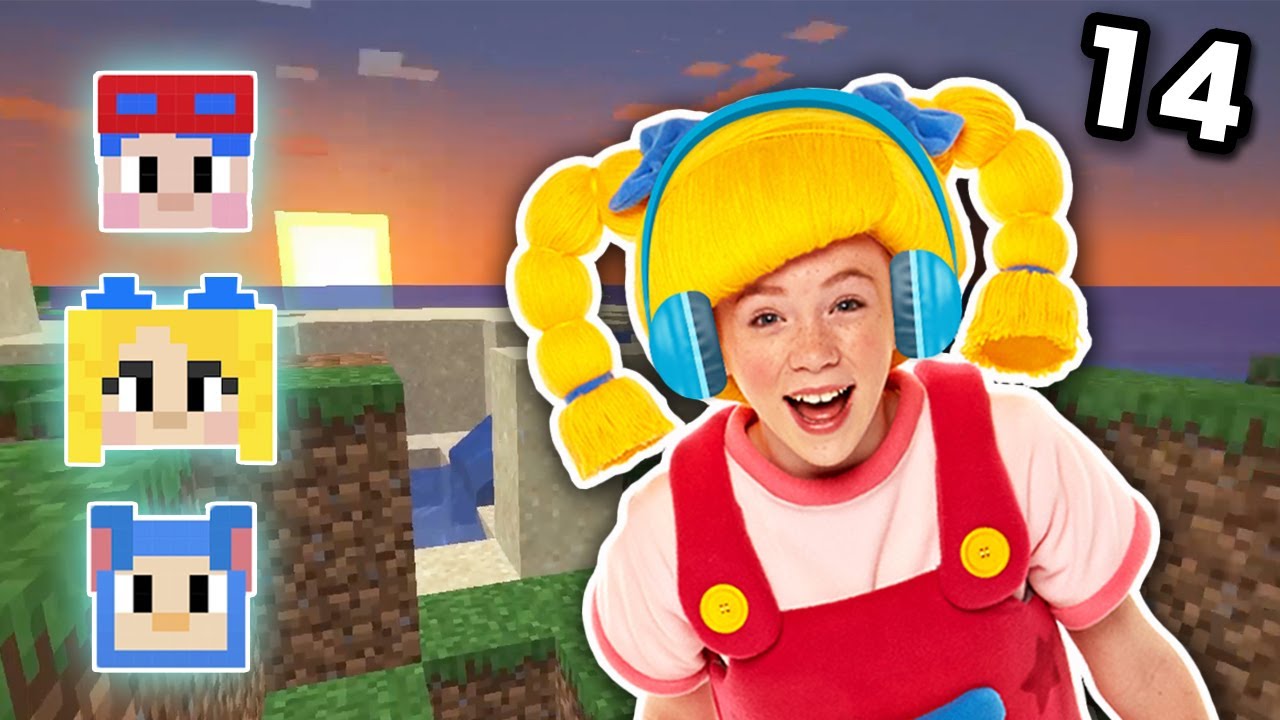 😳 Cave CATACLYSM With Mary! 👱‍♀️ | Survival Island: Minecraft EP14 | Mother Goose Club Let's Play