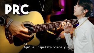 PRC - Peso Pluma, Natanael Cano GUITARRA Cover REQUINTO + ACORDES Christianvib