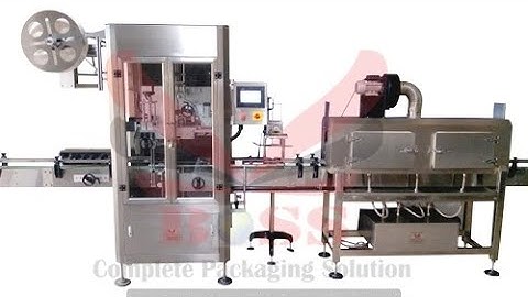 Shrink Sleeve Applicator Machine For Soft Drinks Bottles