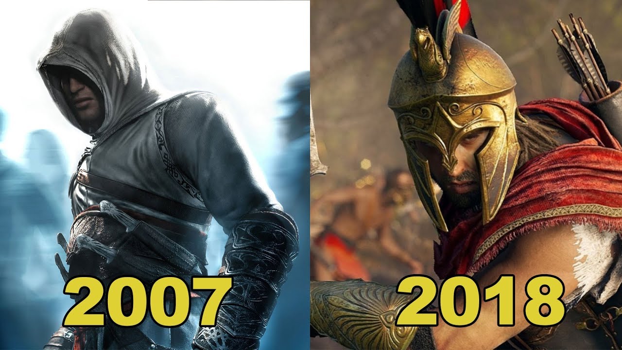 Assassin's Creed History / Evolution  2007 - 2018