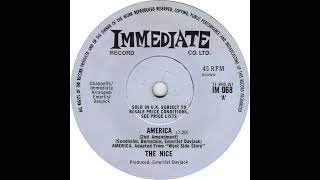 UK New Entry 1968 (148) The Nice - America (2nd Amendment)