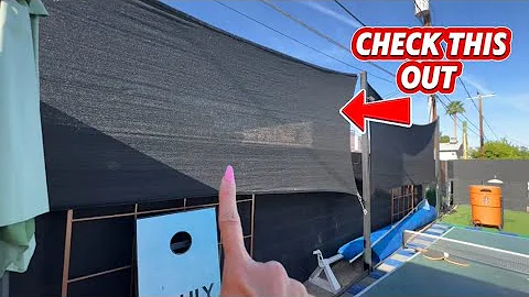 This Sun Shade Changed My Outdoor Setup! #sunshade #outdoorliving #commissionsearned