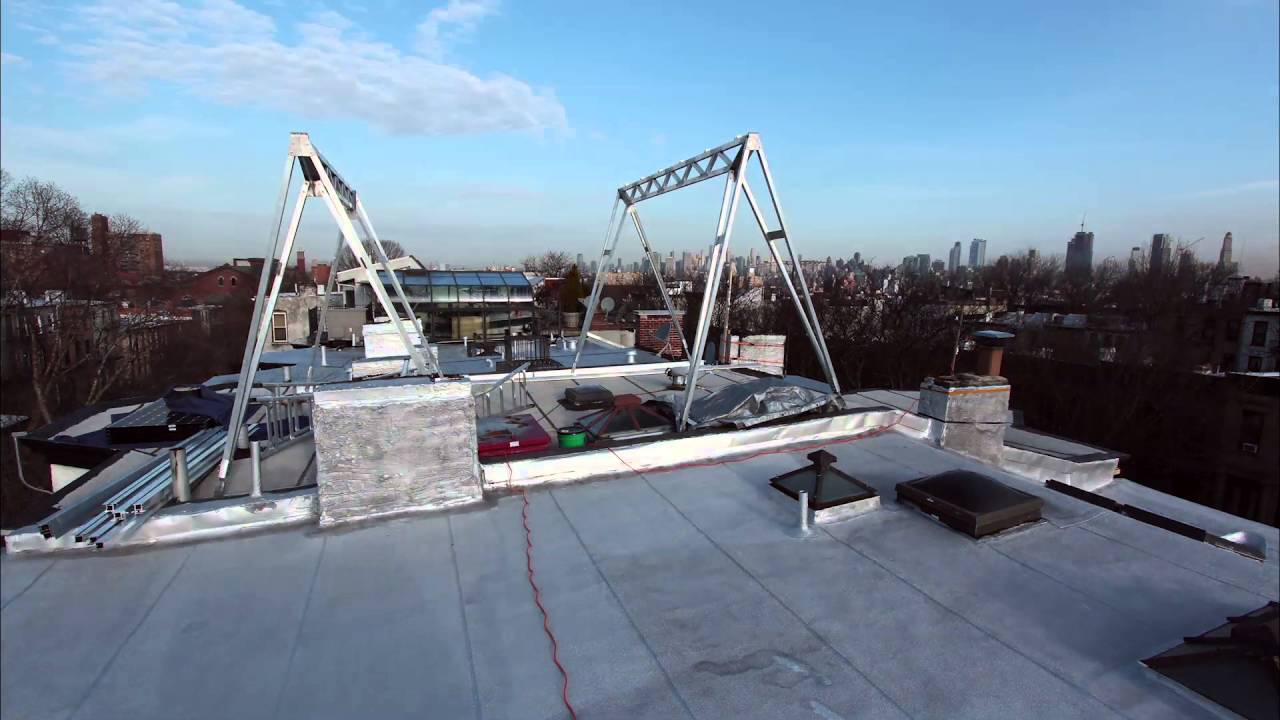 Brooklyn SolarWorks- Brownstone Solar Canopy Build - Inspired Solar.
