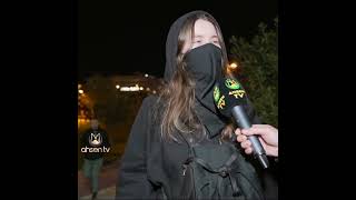 Bursu Kesi̇lmesi̇n Di̇ye Maske Takan Kiz