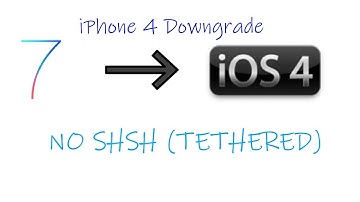 How to downgrade iPhone 4 to iOS 4.0 NO SHSH (TETHERED)