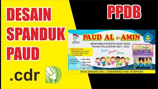 Spanduk PPDB PAUD cdr