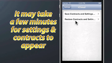 Contract Maker iCloud Sync