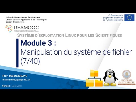 UGB Linux Module 3 6 Chemin et nom de fichier: dirname, basename et pwd