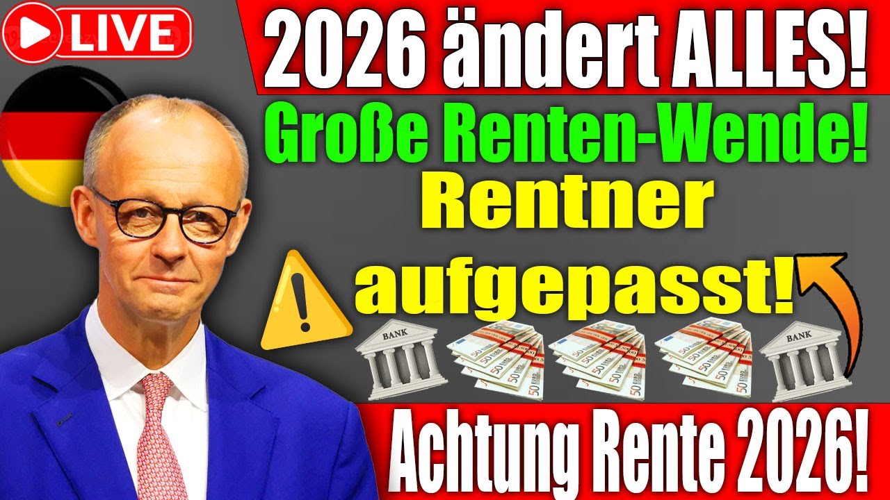 Rente 2026 erklärt | 11 wichtige Neuerungen | Was Rentner jetzt wissen müssen