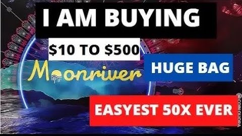 MOONRIVER (MOVR) I AM BUYING FROM $10 AS MANY COINS AS I CAN ALL THE WAY DOWN! EASYEST 50X EVER!