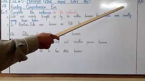 VIII English (2T) Lecture 19