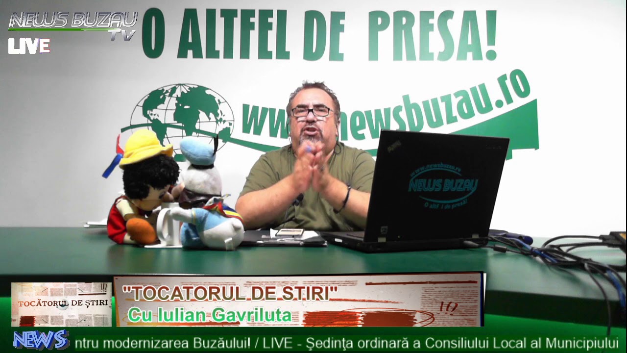 Live Tv News Buzau Tocatorul De Stiri Cu Iulian Gavriluta Decriptam Stirile Momentului Si Va Livram Informatiile Care Conteaza