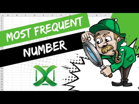 Excel - The most frequent number - MODE function | Excel Tips 100
