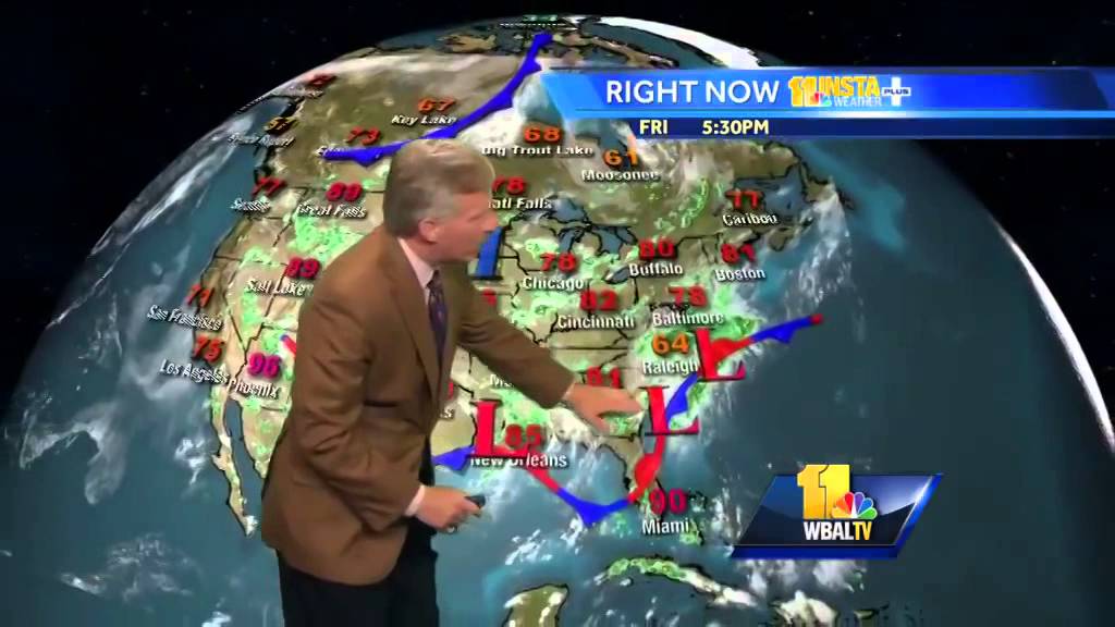 Scattered storms over the weekend - YouTube