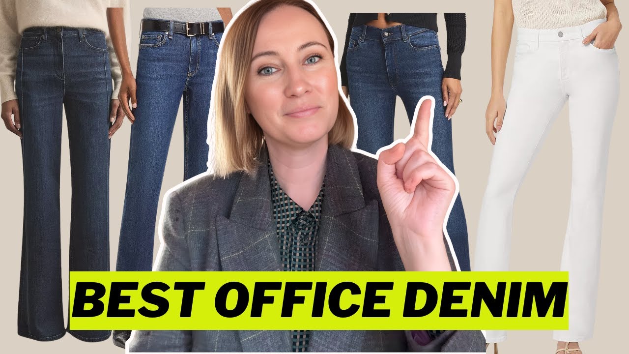 Лучшие рабочие джинсы для женщины-руководителя (профессиональные и элегантные)
