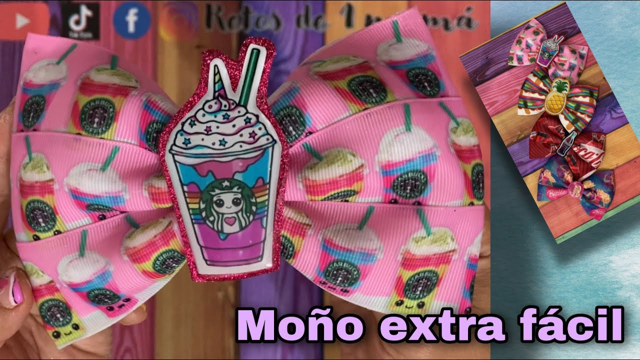 Moño para principiantes | Listón de 4 cm