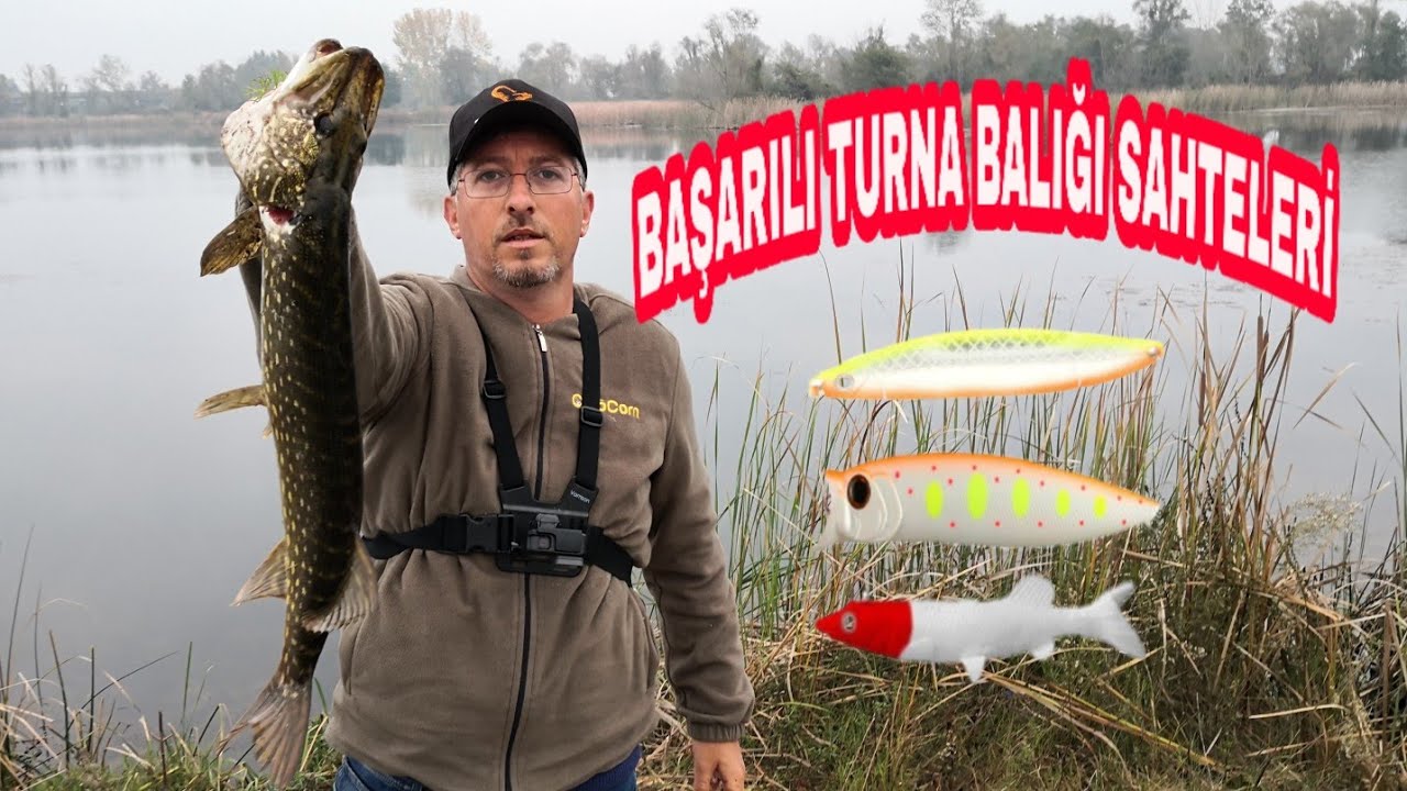 TURNA BALIĞI SAHTELERİNİ TEST ETTİK. Pike fish. YouTube