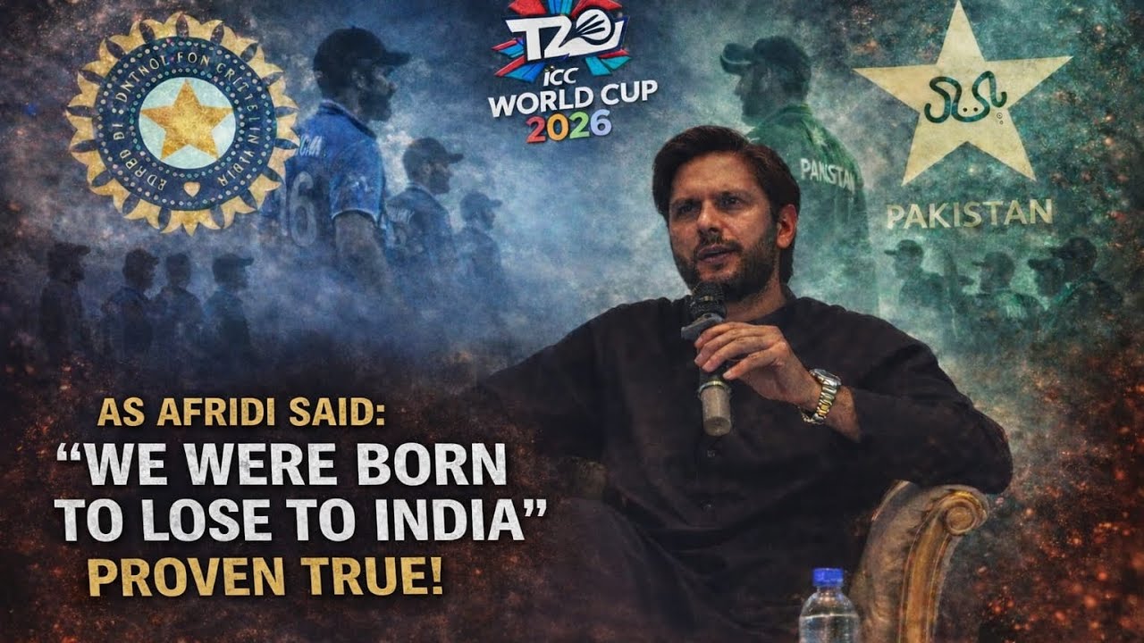 Shahid Afridi’s Statement Proven Right? Pakistan vs India Match Reaction | Brutal Reality Discussion