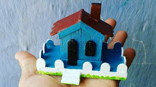 Como Fazer Lembrancinha Mine Casinha De Palito De Picolé