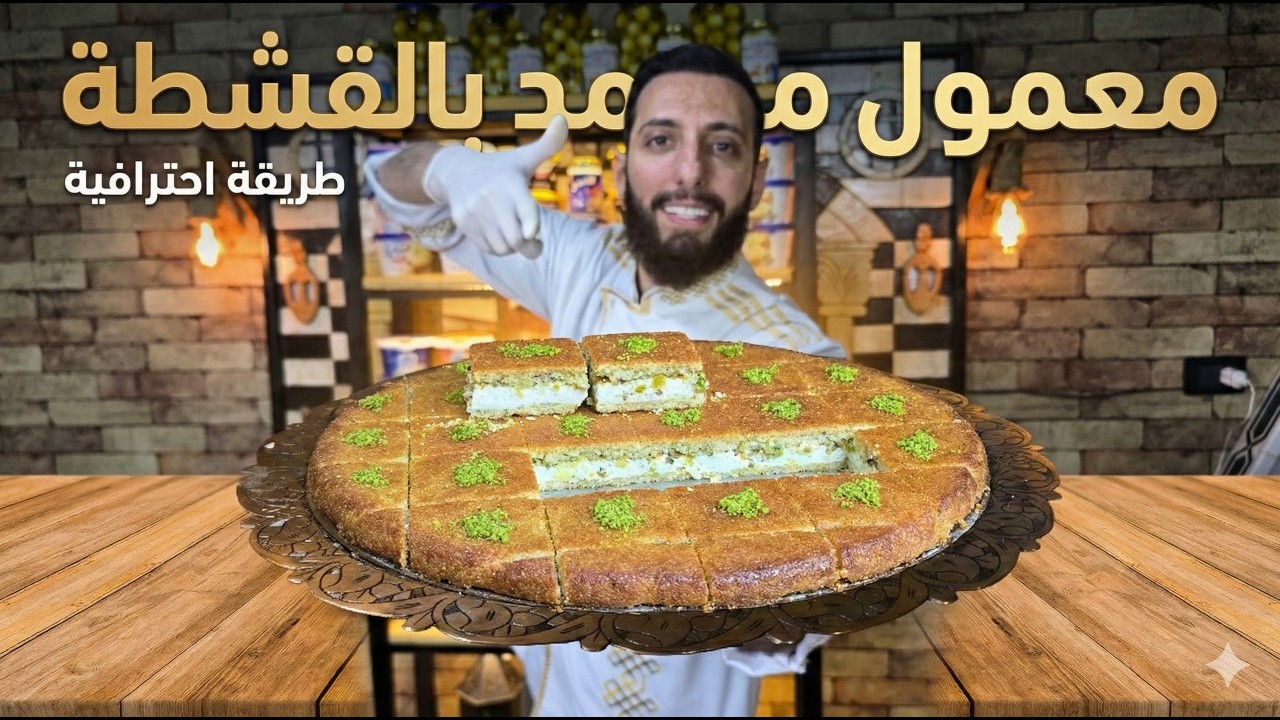 أسرار نجاح معمول المد بالقشطة.. أطيب وأنجح من أشهر المحلات! 🤫