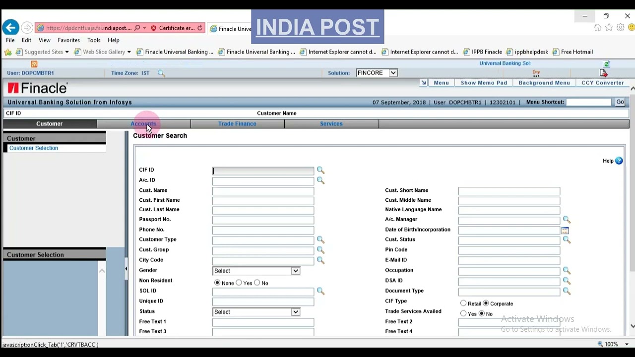5   FINDING ACCOUNT NUMBER USING CIF  HCRV